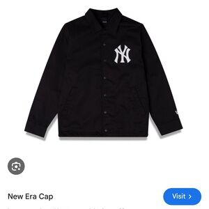 New Era Cap New York Yankees Essential Black Coach Jacket
